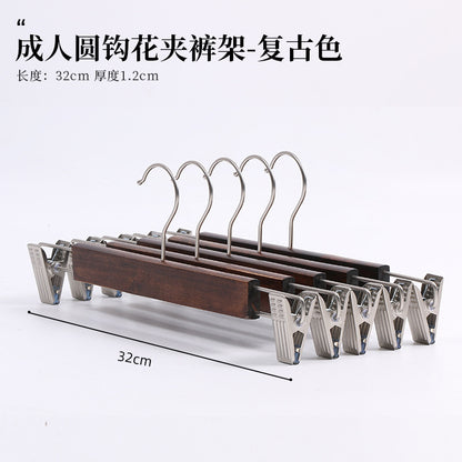 Solid Wood Clothes Hangers, Wooden Wardrobe Hangers, Non-Marking Wooden Hangers for Adult Clothes, Wholesale Large Hangers for Drying Quilts