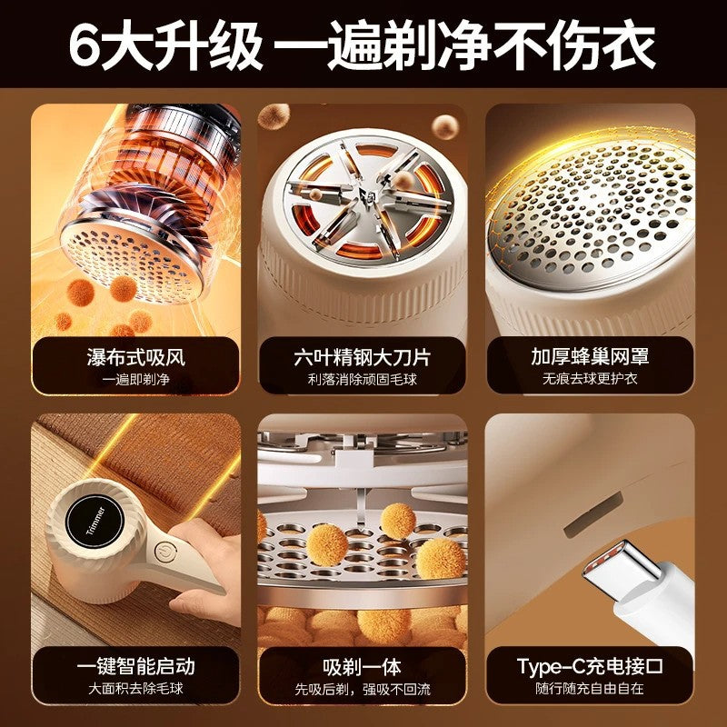 Electric Lint Remover, Household Rechargeable Clothes Lint Remover, Portable Sweater Shaver, Lint Remover