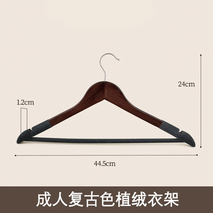 Solid Wood Clothes Hangers, Wooden Wardrobe Hangers, Non-Marking Wooden Hangers for Adult Clothes, Wholesale Large Hangers for Drying Quilts