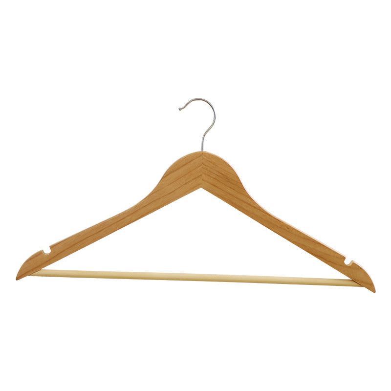 Solid Wood Clothes Hangers, Wooden Wardrobe Hangers, Non-Marking Wooden Hangers for Adult Clothes, Wholesale Large Hangers for Drying Quilts
