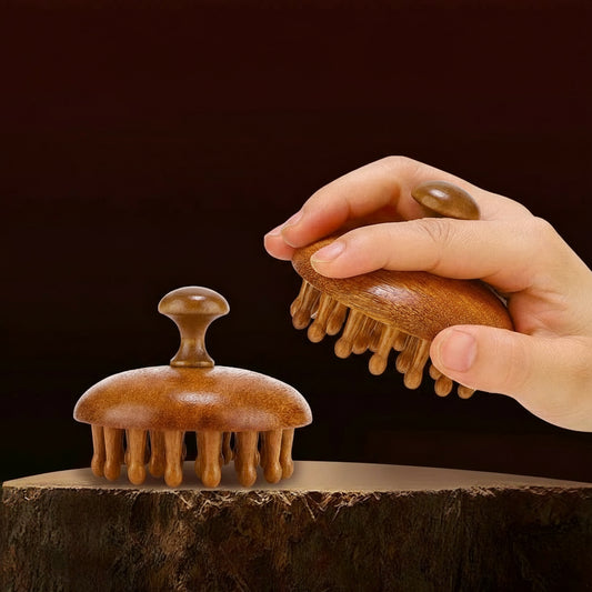 Massage-Kopfhautbürste