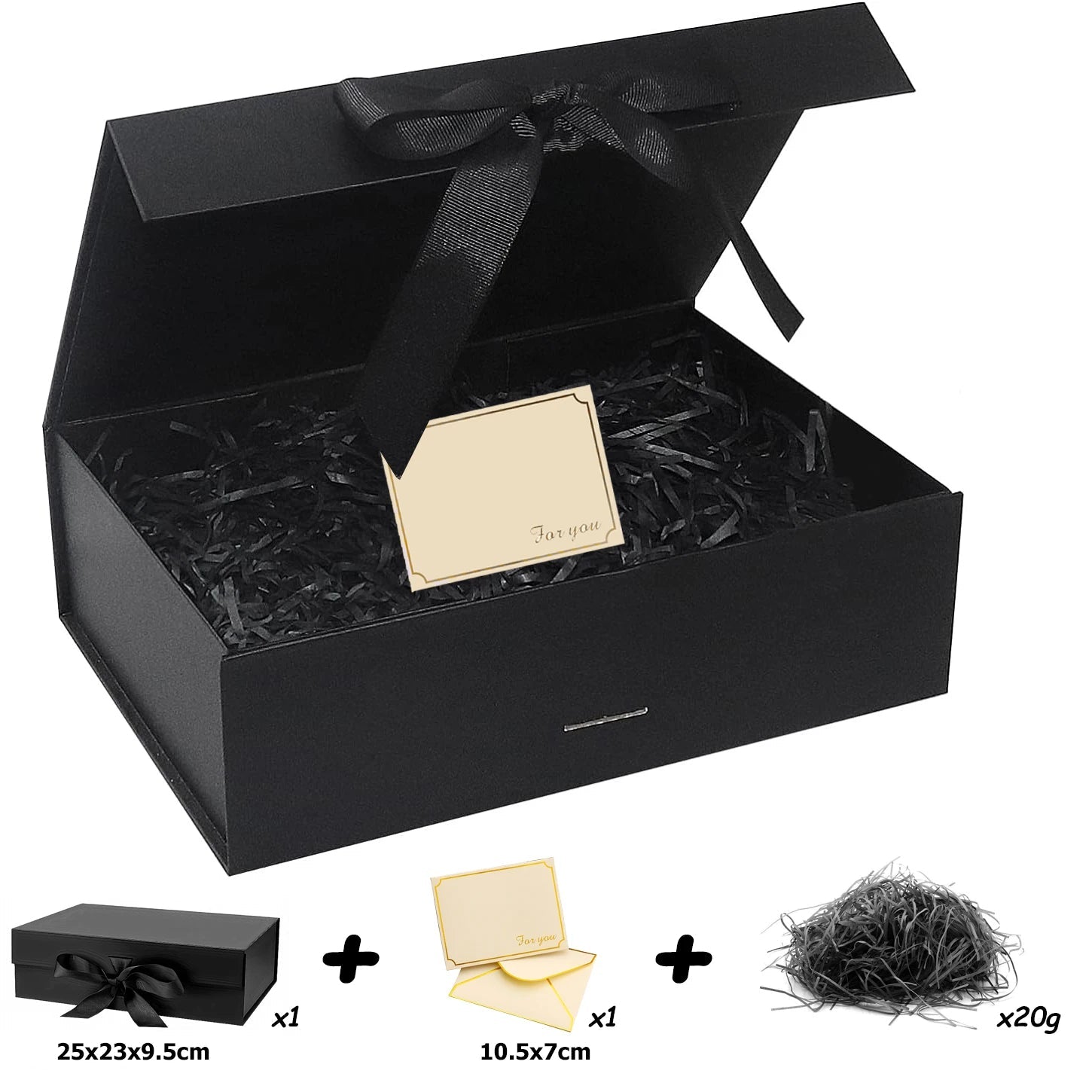 Luxuriöse Geschenkbox (25 x 23 x 9,5 cm)